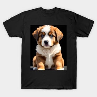 Burnese Mountain Puppy 06 T-Shirt